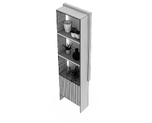 کمد-ویترین-رز-تیپ-4411-44 -  - https://mohitara.com