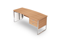 میز-کارشناسی-فرم-دار-با-فایل-متصل-کوئیک-تیپ-3247-41 -  - https://mohitara.com