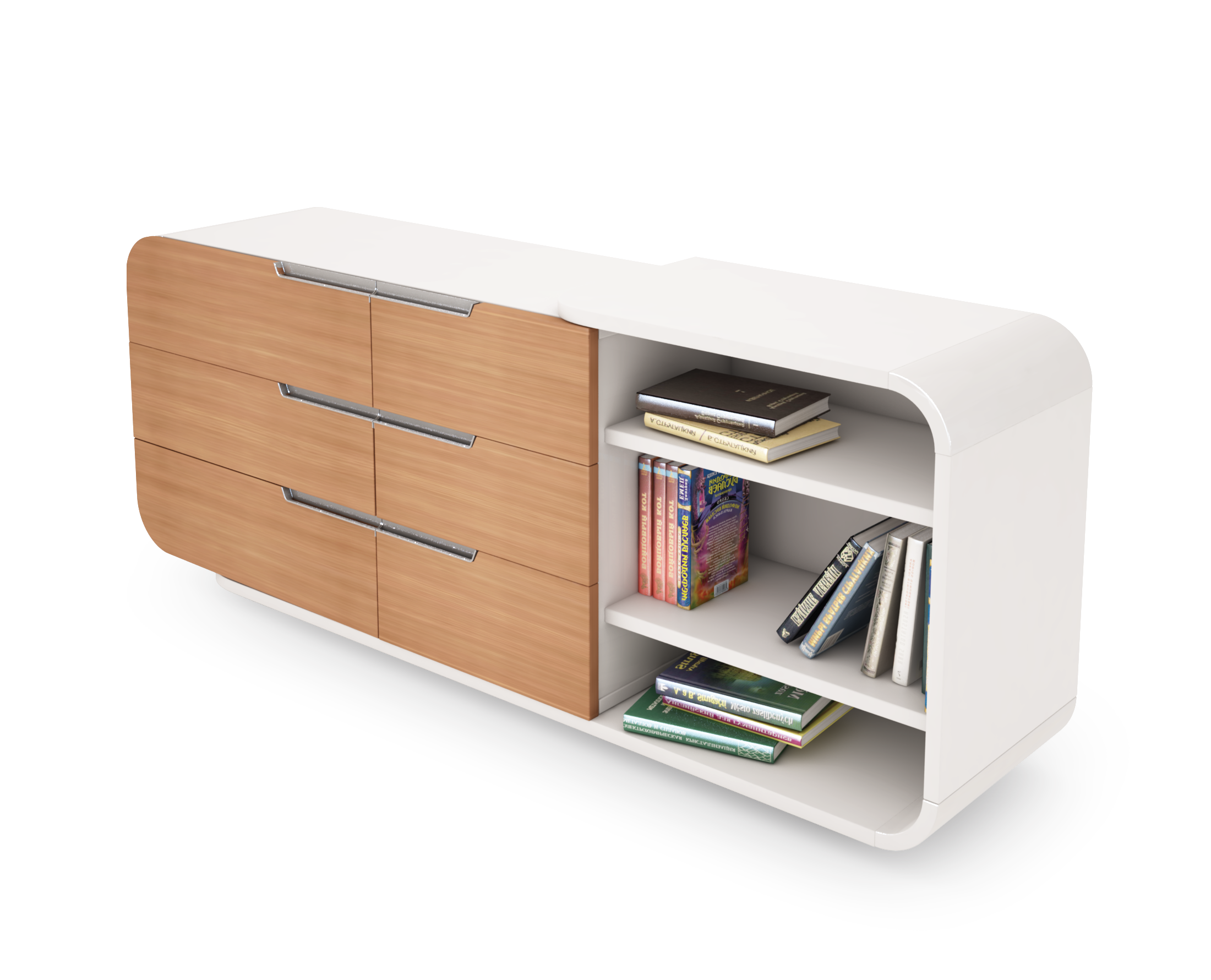 فایل-بایگانی-سه-کشو-با-قفسه-جانبی-برلیانت-تیپ-6906-41 -  - https://mohitara.com